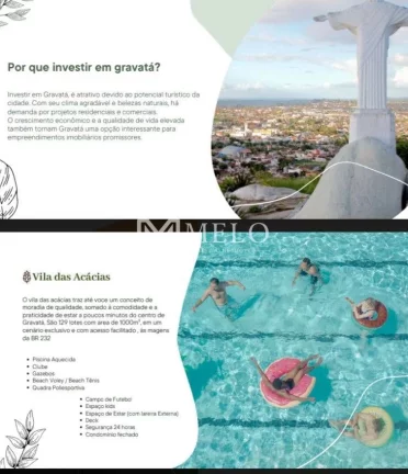 Imagem Oportunidade em GRAVATÁ: Lotes, 1000m²...