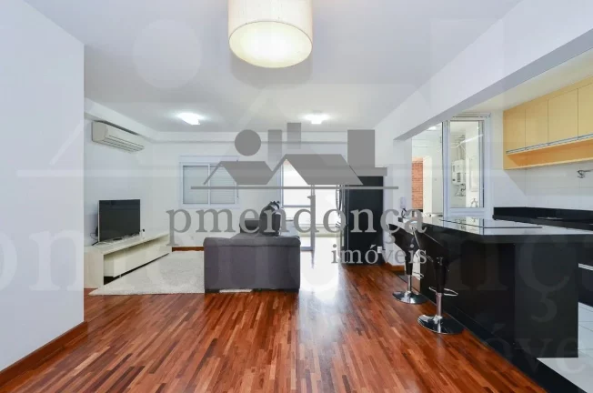 Imagem Apartamento com 94 m², varanda gourmet com churrasqueira, living integrado a cozinha, lavabo, 2 Sui...