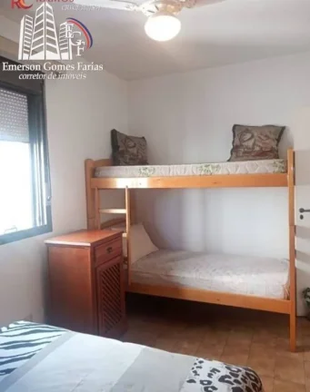 Imagem EXcelente apartamento de 1 dormitório todo mobiliado com vista mar em São Vicente.