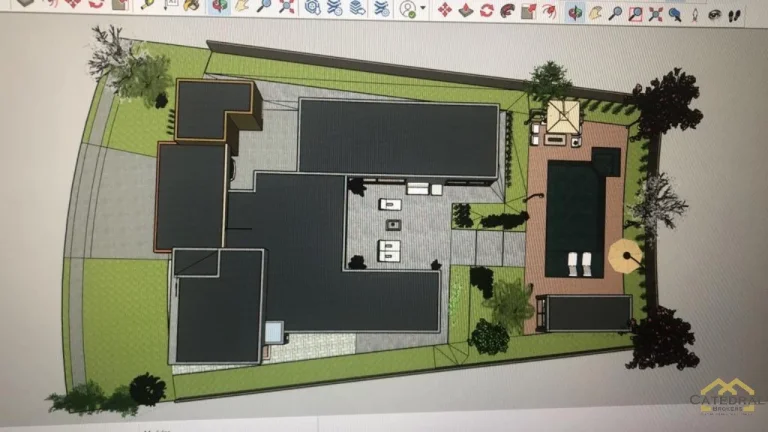 Imagem Casa em condomínio fechado com 3 quartos e piscina de 479m2 e terreno de 1.122m2