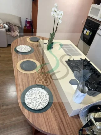 Imagem Venda de apartamento na Vila Palácios, Campinas. 1 dormitório com closet, ar condicionado, sala com varanda, cozinha com armários, lavanderia, banhei