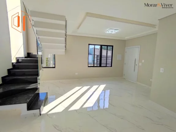 Imagem Sobrado para Venda em São José dos Pinhais, Cidade Jardim, 3 dormitórios, 3 suítes, 4 banheiros, 2 vagas