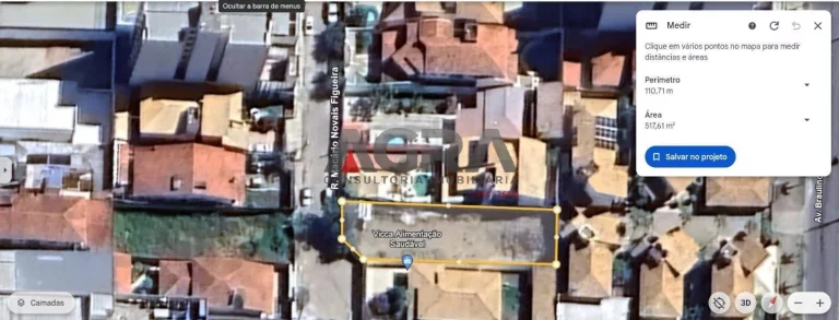 Terreno a venda no Candeias com área total de 527M²