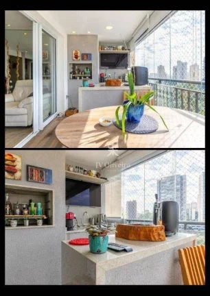 Imagem Apartamento com 3 dormitórios à venda, 130 m² - Portal do Morumbi - São Paulo/SP