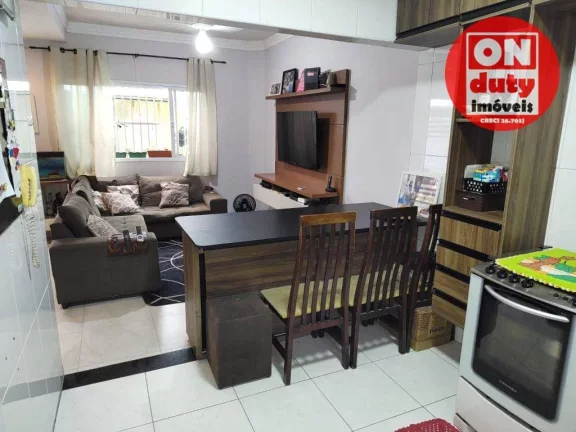 Imagem Casa com 2 dormitórios à venda, 80 m² por R$ 350.000,00 - Vila Voturuá - São Vicente/SP