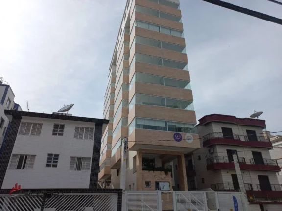 Imagem Apartamento com 1 dormitório à venda, 44 m² por R$ 336.000,00 - Vila Guilhermina - Praia Grande/SP