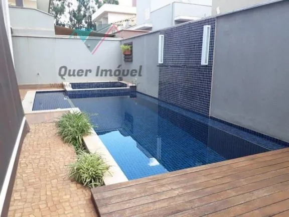 Imagem Casa de Luxo em Condomínio Pitangueiras: 3 quartos, 3 suítes, 2 salas, 3 banheiros, 4 vagas, 254m² em Ribeirão Preto-SP!