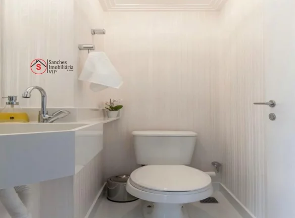 Imagem Lindo apartamento alto padrão, 184m, 2 por andar, elevador privativo, 4 dormitórios sendo 3 suítes, churrasqueira a carvão na varanda