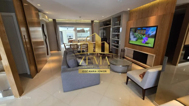 Imagem Sobrado Condomínio, 391 m2, 4 sts,Piscina,Sauna,Amplo Gourmet, Mobiliada