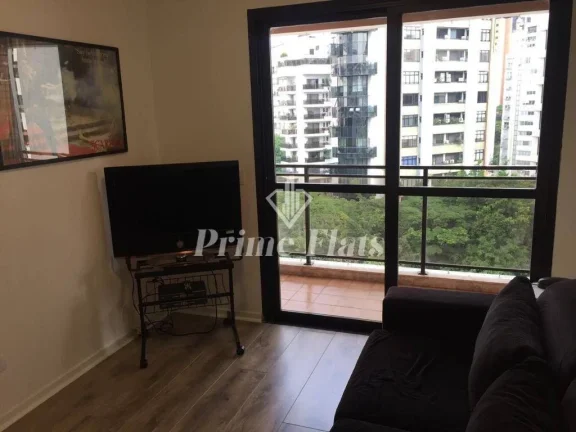 Imagem Flat disponível para locação no Contemporâneo Home e Service, com 45m², 1 dormitório e 1 vaga