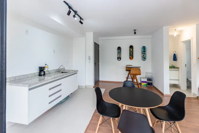 Imagem Apartamento Studio Santo André - Bairro Campestre - 43 m² - Cozinha americana - 1 Vaga - Lazer Completo - Aceita Financiamento e FGTS