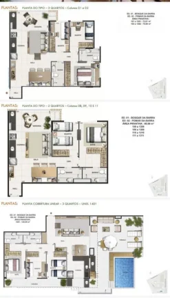 Imagem Apartamento para Venda em Rio de Janeiro, Barra Olimpica, 2 dormitórios, 1 suíte, 2 banheiros, 1 vaga