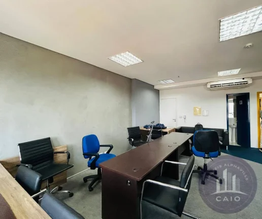 Imagem Sala mobiliada com 53 m² para aluguel por R$ 5.000,00 - Alphaville/SP