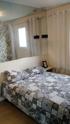 Imagem Aluguel de Apartamento na Vila João Ramalho, 2 Quartos, 1 Banheiro, 1 Vaga de Garagem - Condomínio Realizza Santo André
