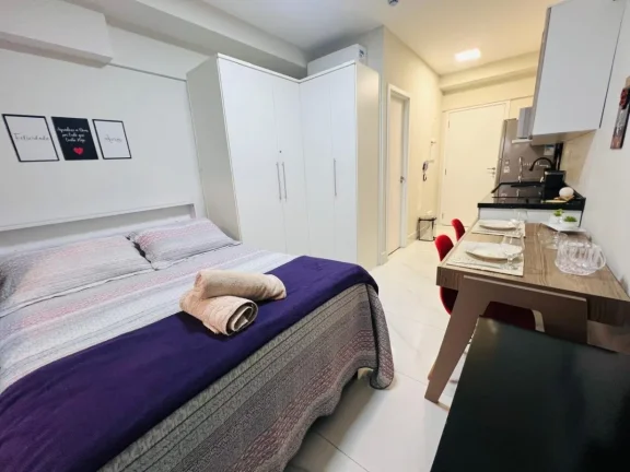 Imagem Apartamento Pinheiros - 26M², 1 Dorm, 1 Suíte, Mobiliado, Móveis Planejados.