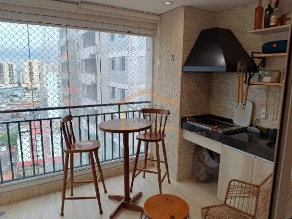 Imagem dormitórios sendo 1 suite
Sala, sala de jantar e varanda gourmet 
Móveis planejados
Ar condicionad...