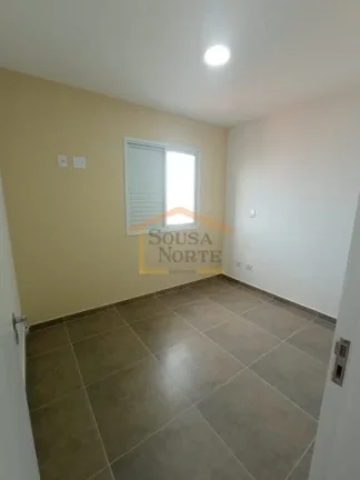 Imagem Apartamento com 40m² com 2 dormitórios, 1 banheiro, sala para dois ambientes, varanda, cozinha com...