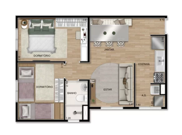 Imagem APARTAMENTO RESIDENCIAL em São Bernardo do Campo - SP, Cooperativa
