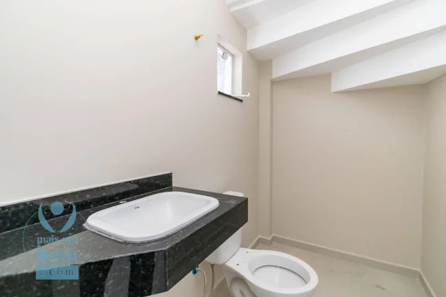 Imagem Sobrado novo com 3 quartos (1 suíte) à venda por R$ 465.000 - Campo Comprido - Curitiba/PR