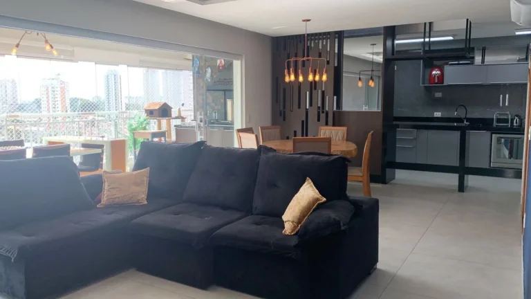 Imagem Apartamento 134M², 3Q, 3 Suítes, 4 Banheiros, 2 Vagas, 1 Lavabo, Varanda Gourmet, Academia, Churrasqueira, Piscina, Salão de Festas e Jogos, Depósito.