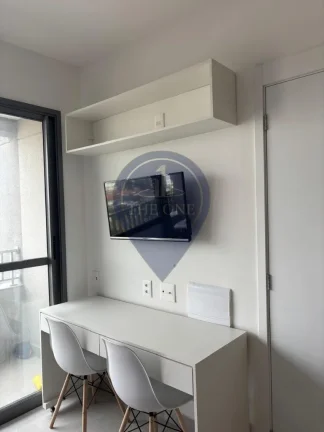 Imagem Studio de Luxo na Vila Olímpia, São Paulo-SP: 1 quarto, 1 suíte, 1 sala, 1 banheiro, 25m² de puro conforto!