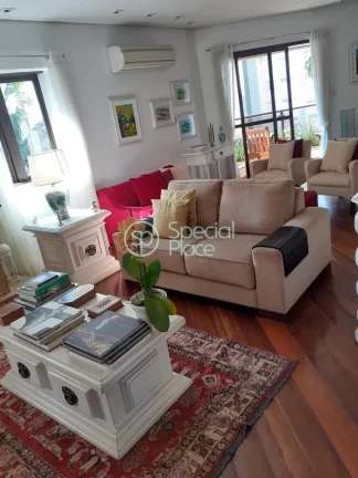 Imagem Apartamento com 217 m², um por andar, 04 suítes, sendo 03 com terraços e a master com closet, hid...