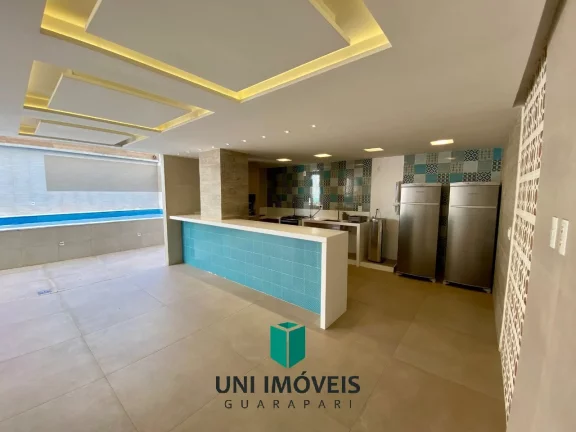 Imagem Apartamento à venda na orla de Peracanga, prédio com área de lazer ? Enseada Azul, Guarapari