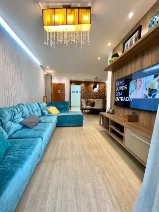 Imagem Apartamento com 3 dorms, Tupi, Praia Grande - R$ 850 mil, Cod: 2032