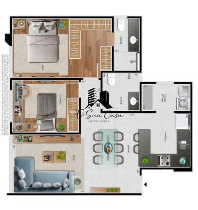 Imagem Apartamento à venda 2 quartos Castelo - Belo Horizonte/MG