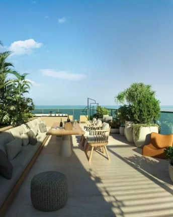 Imagem Apartamento com sacada/varanda gourmet na Praia de Camboinha - AP2464