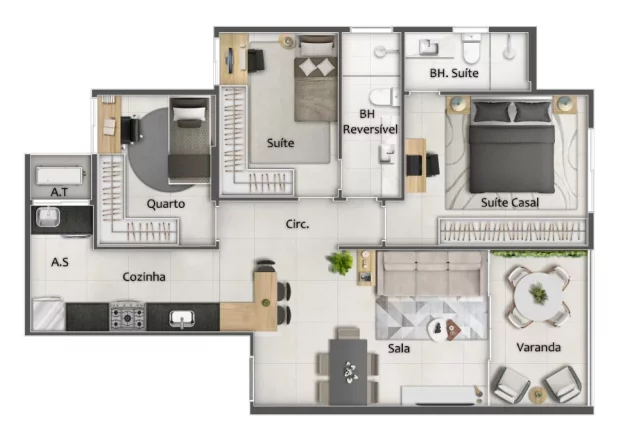 Imagem APARTAMENTO RESIDENCIAL em Vila Velha - ES, Praia da Costa