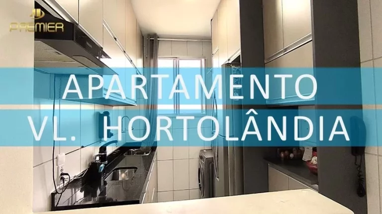 APARTAMENTO TÉRREO NO CONDOMÍNIO JAMILE NA VILA HORTOLÂNDIA COM 2 QUARTOS