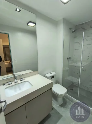 Imagem Apartamento mobiliado com 1 suíte 52m², por R$ 6.480,00/mês - Alphaville/SP