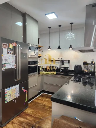 Imagem Sobrado em condomínio, 120m2, 03 dorms, 02 vagas, Espaço Gourmet