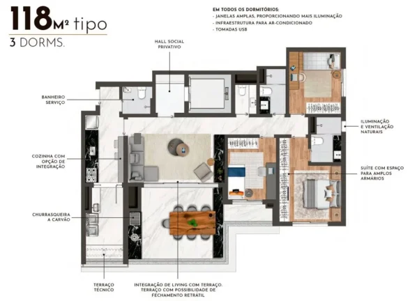 Imagem Um excelente empreendimento para você aproveitar com conforto e segurança. Preço e disponibilidad...