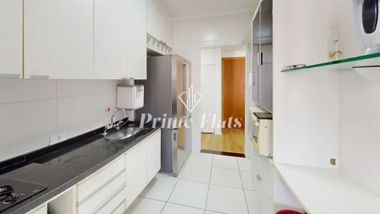 Imagem Flat disponível para locação no Condomínio Prive Cidade Jardim, com 55m², 1 dormitório e 1 vaga