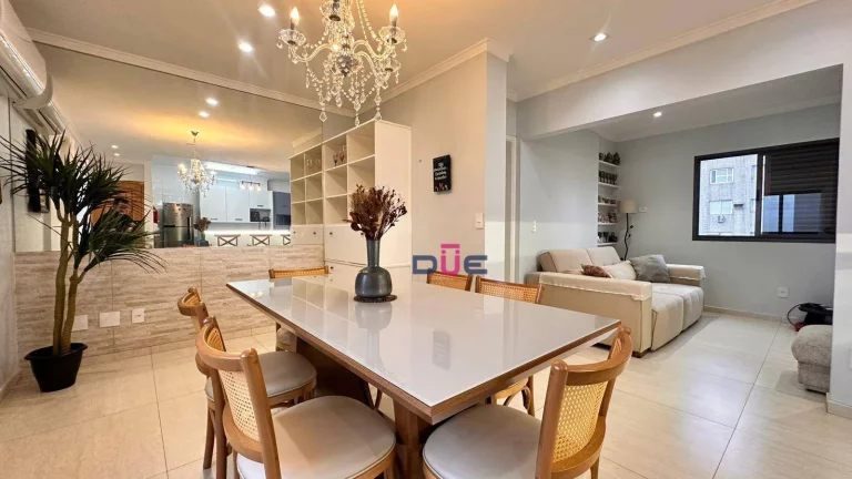 Imagem Apartamento porteira fechada com 2 dormitórios à venda, 85 m² por R$ 950.000 - Aparecida - Santos/SP