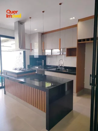 Imagem Impecável casa em condomínio à venda em Ribeirão Preto-SP, Jardim Cybelli: 3 quartos, 3 suítes, 1 sala, 4 banheiros, 4 vagas - 182,00 m²
