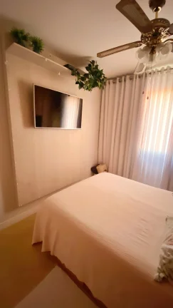 Imagem Apartamento 74M², 2Q, 2 Banheiros, 1 Vaga, Sala para 2 Ambientes, Piscina, Salão de Festas, Jardim.