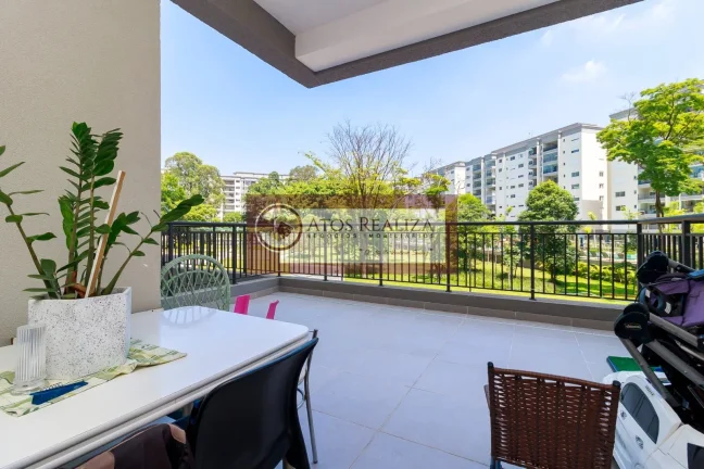 Imagem Quer morar em um verdadeiro Rosort no Alto da Boa Vista? Apartamento de 86m2, planejados em todos os ambientes, com 2 Dormitorios, 1 Suíte, sala de Estar, sala de jantar, terraço coberto, terraço descoberto, piscinas, e lazer completo de Resort. Venha mor