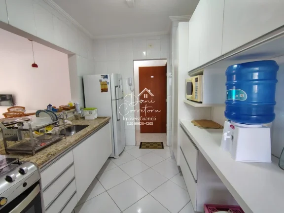 Imagem Apartamento à Venda ou Locação em Guarujá-SP a 30m da praia das Astúrias: 3 Quartos, 1 Suíte, 2 Salas, 2 Banheiros, 2 Vagas, 90m².