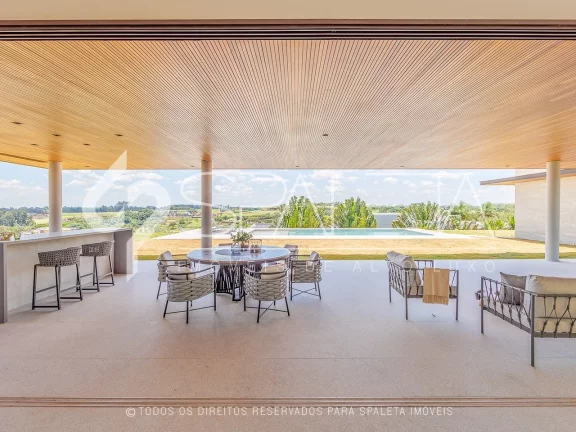 Imagem Casa térrea com vista incrível para o campo de golfe, à venda na Fazenda da Grama em Itupeva