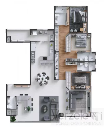 Imagem Apartamento 4 ou + dormitórios para Venda em Balneário Camboriú / SC no bairro Centro