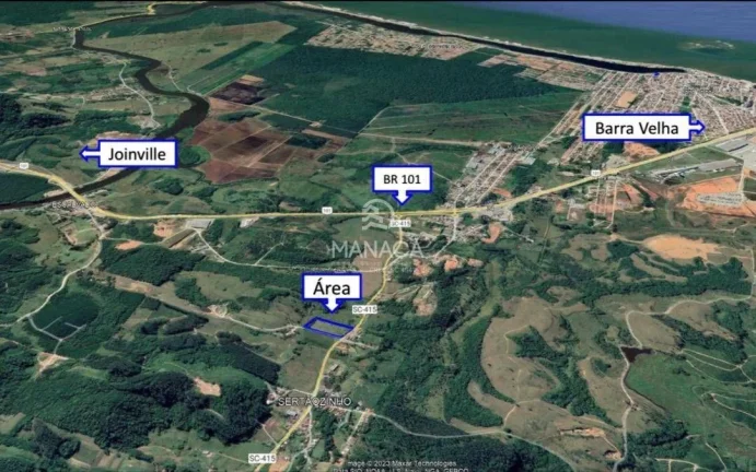 Área à venda, 19541 m² por R$ 3.700.000,00 - Sertãozinho - Barra Velha/SC
