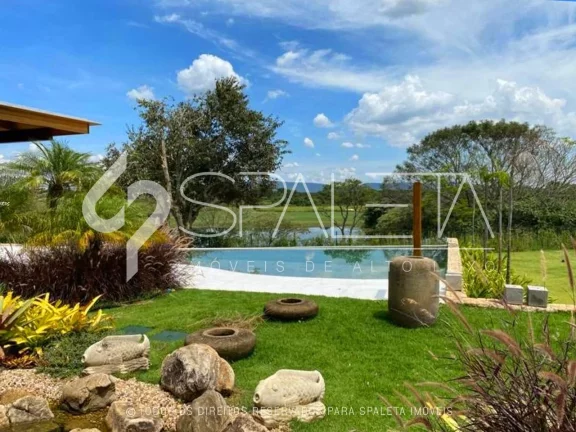 Imagem Residência cinematográfica com vista para o lago e campo de golfe à venda na Fazenda Boa Vista