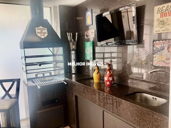 Imagem Casa Alto Padrão a venda em Condominio Fechado com 04 suítes e 03 vagas.
