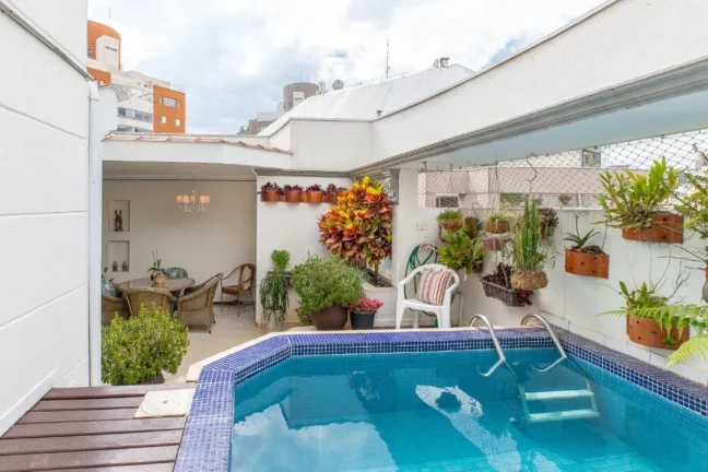 Imagem Para quem procura um lazer completo com conforto de um restaurante particular, você precisa conhecer esta cobertura!