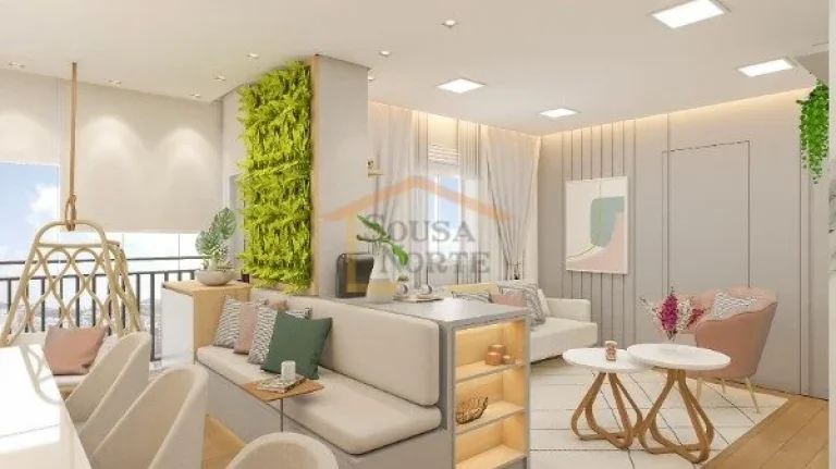 Imagem Apartamento com 2 dormitórios sendo 1 suíte.
O segundo dormitório foi retirado para ampliação d...