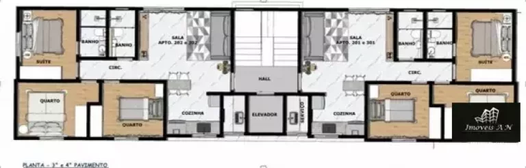 Imagem Cobertura duplex à venda, 3 quartos, 1 suíte, 2 vagas, Rio Branco - Belo Horizonte/MG