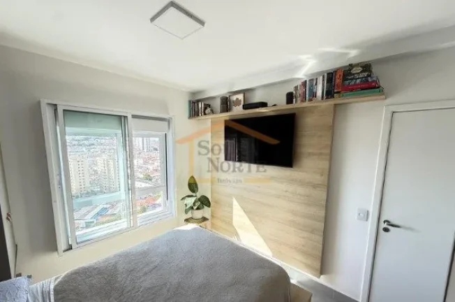 Imagem Apartamento com 64 m² de área útil, bem distribuídos, com varanda integrada à sala, proporciona...